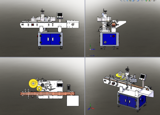 T21100全自动立式圆瓶侧贴标机缩略图